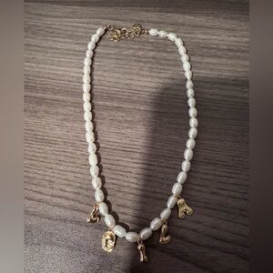 White Beaded Necklace